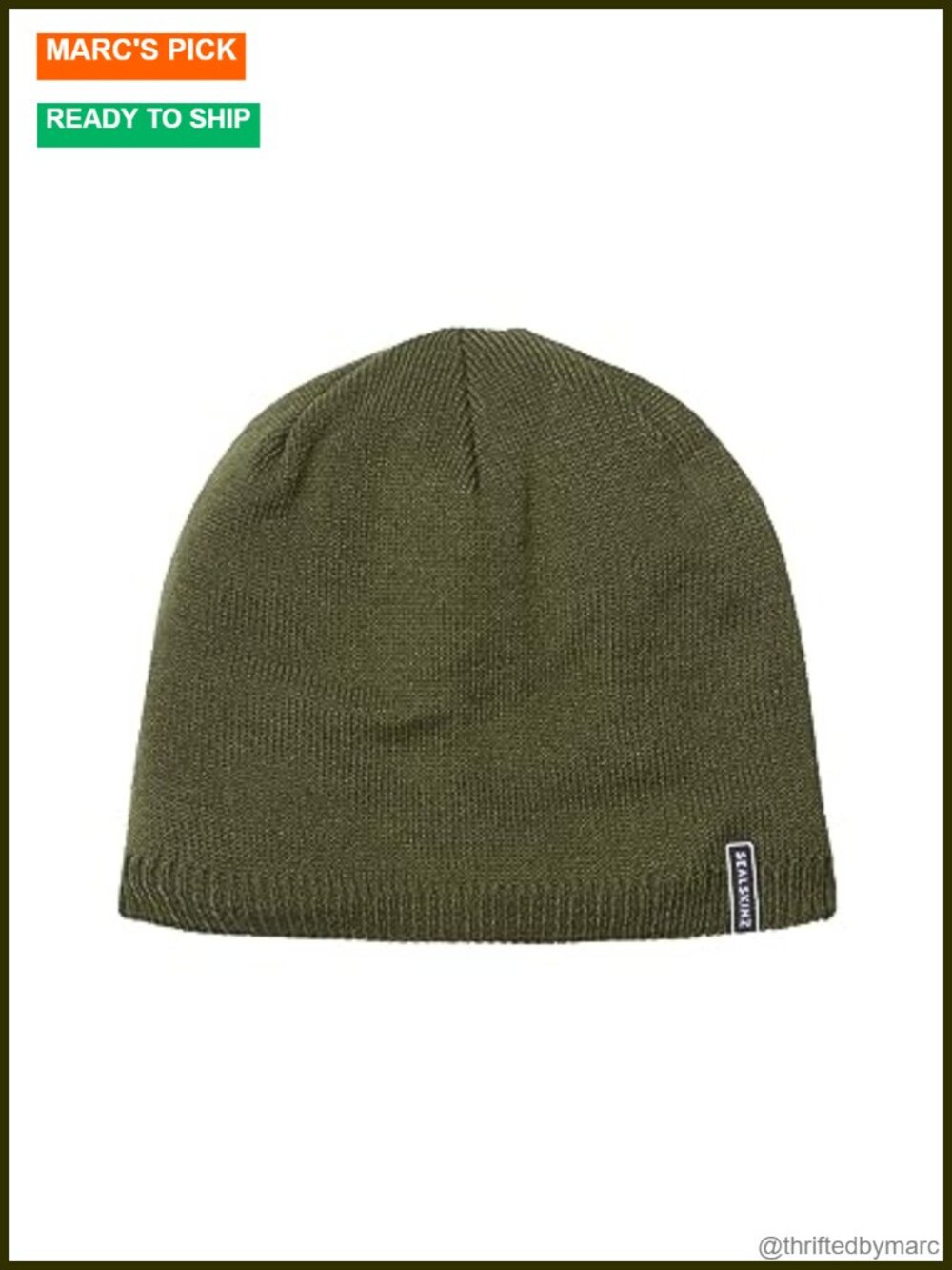 SEALSKINZ Waterproof Cold Weather Beanie Acrylic Polyester Outdoor